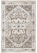 Nuloom Oliveira Floral Medallion Fringe Rug, Beige 12' x 15' 9"