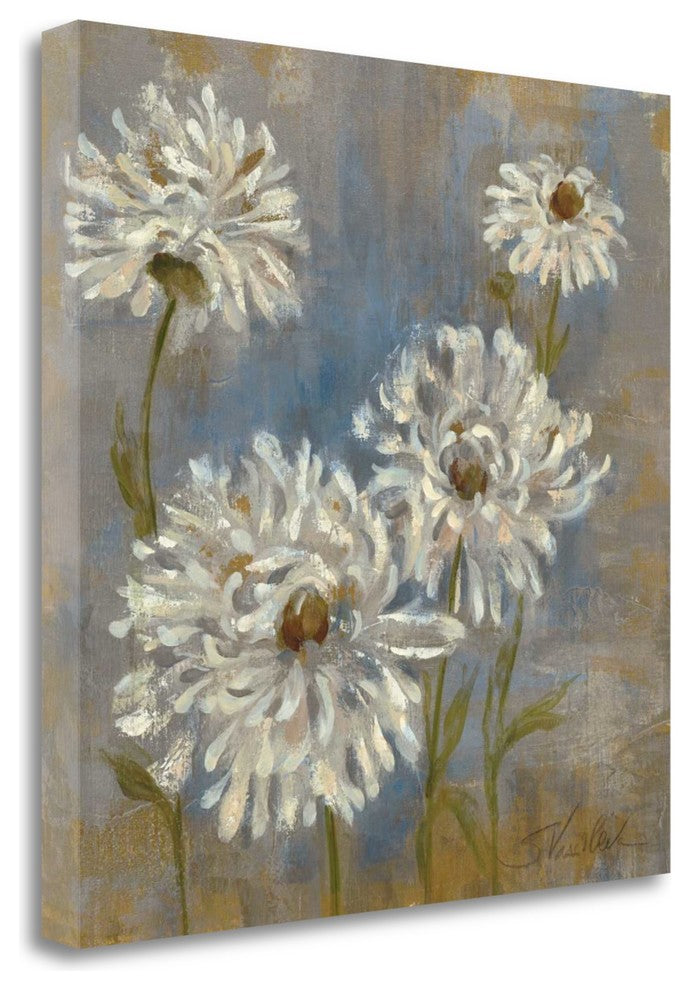 "Flowers In Morning Dew II" By Silvia Vassileva, Giclee on Gallery Wrap Canvas