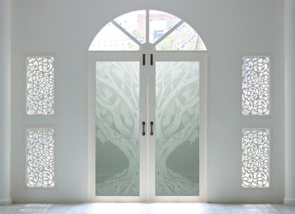 Interior Prehung Door or Interior Slab Door - Oak Tree II - Primed - 24" x...