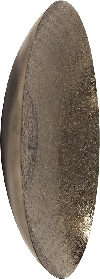 Howard Elliott Deep Bronze Decorative Bowl with Chisel Texture - Large