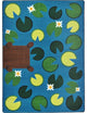 Kid Essentials Playful Pond Rug, 3'10"x5'4"