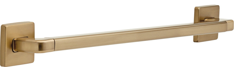 Delta 24" Angular Modern Grab Bar, Champagne Bronze