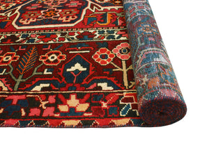 Fine Vintage Bakhtiari Nikolas Red/Eggplant Rug, 8'11 x 11'7