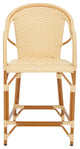 Safavieh California Counter Stool W Arm, Natural