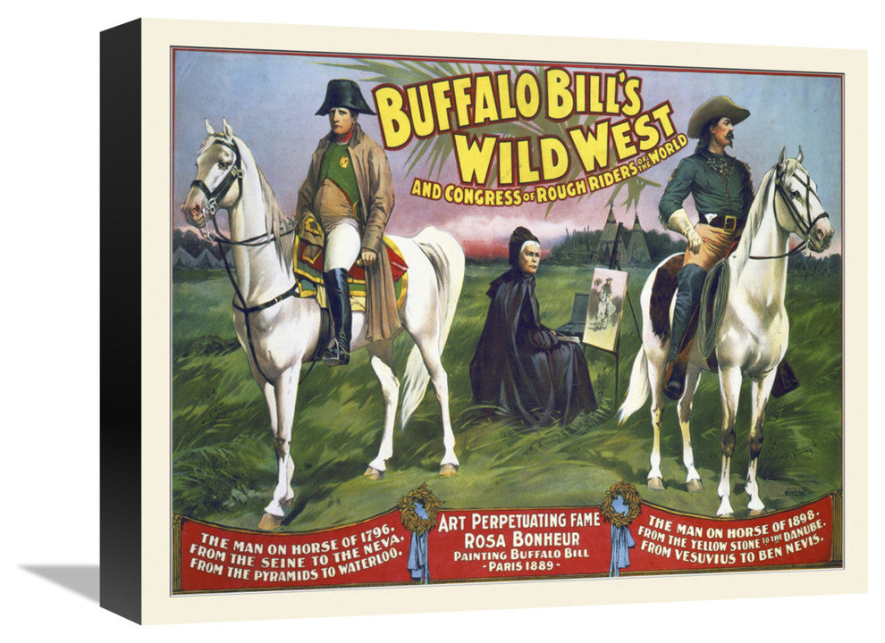 Buffalo Bill's Wild West And Congress Of Rough Riders Of The World, 1896, 16x13