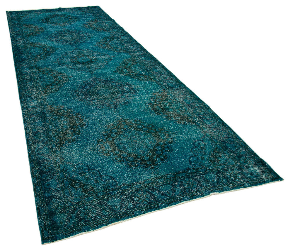 Rug N Carpet - Hand-knotted Turkish 4' 11" x 13' 3" Vintage Runner Rug