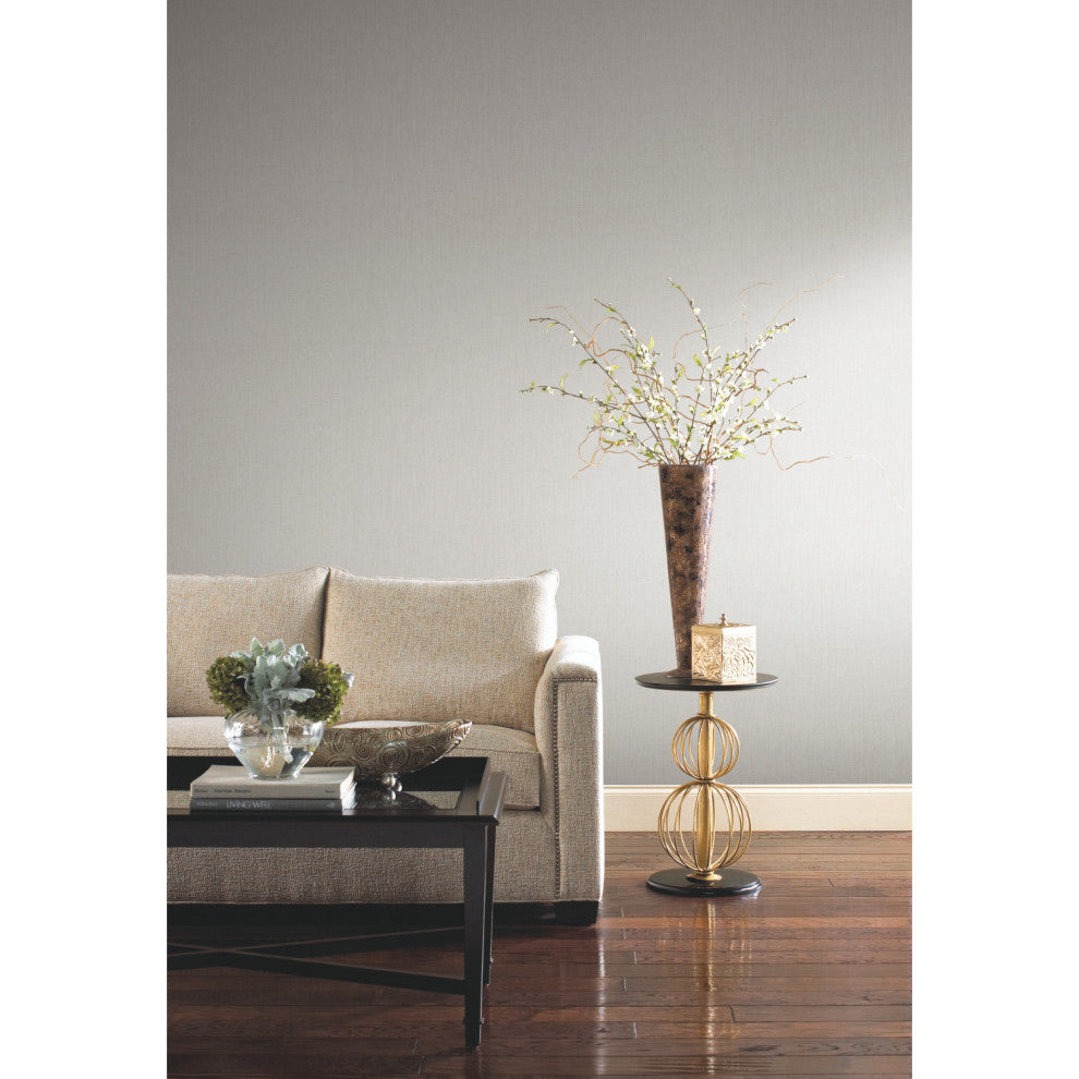 Gray Paperweave Wallpaper