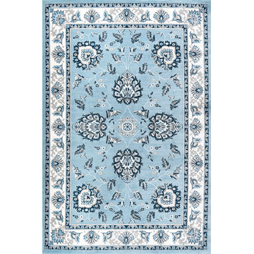 Cherie French Cottage, Blue/Cream, 8''x10''