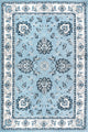 Cherie French Cottage, Blue/Cream, 8''x10''