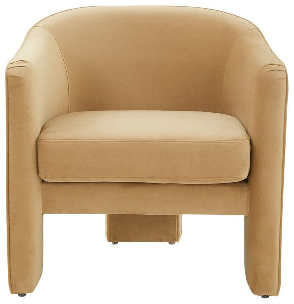Safavieh Couture Londyn Upholstered Accent Chair, Light Brown