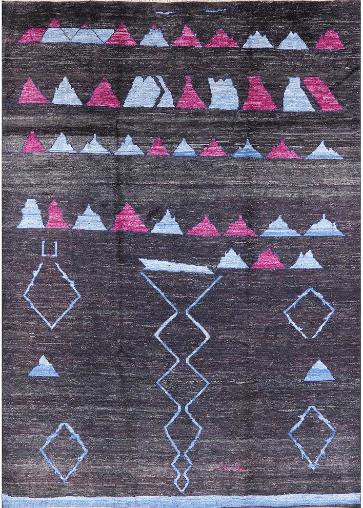 Ahgly Company Indoor Rectangle Mid-Century Modern Area Rugs, 7' x 9'
