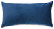 Blue My Mind Larkin 13"x24" Velvet Oblong Pillow, Set of 2, Sapphire