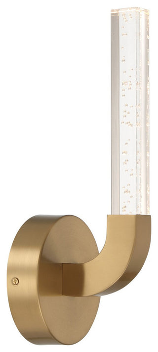 Del Mar 1-Light LED Wall Sconce, Warm Brass by Breegan Jane