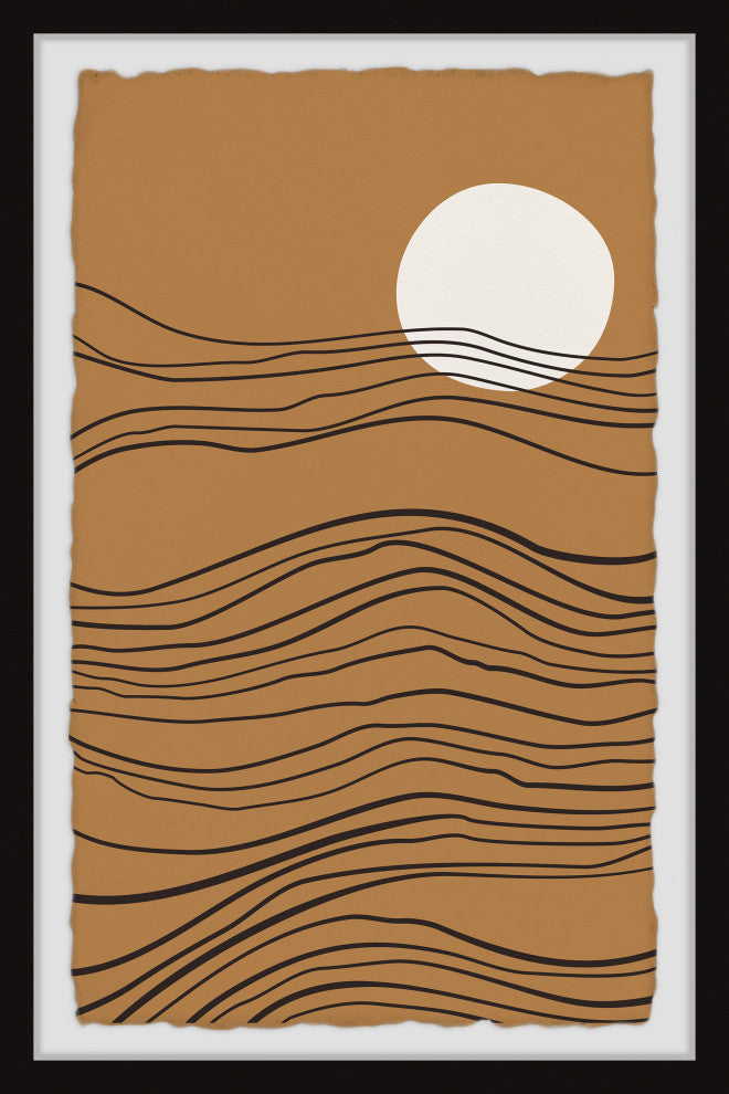"Ridge Formation" Framed Painting Print, 8x12