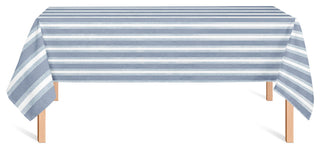 Blue Stripes 58x102 Tablecloth
