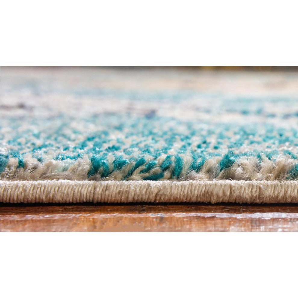 Rug Unique Loom Estrella Beige Runner 2' 7 x 10' 0