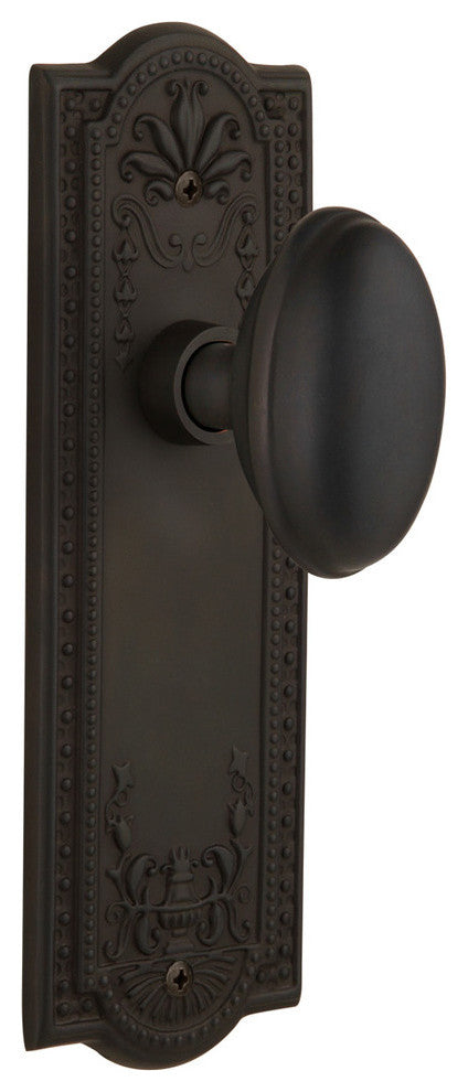 Meadows Plate Passage Homestead Knob, Oil Rubbed Bronze