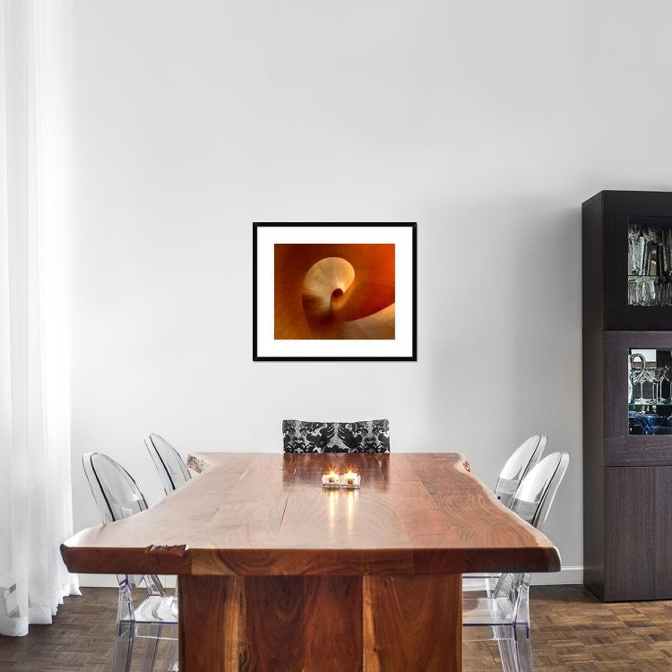 "The Curve" Framed Digital Print by Roland Shainidze, 30x25"