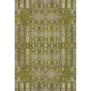 Premium Machine Washable Mayfield AMF580 Olive 3' x 5' Rug