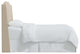 Camelback Wingback Headboard, Linen Linen, California King