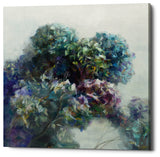 Epic Graffiti "Abstract Hydrangea" by Danhui Nai Giclee Canvas Art, 18"x18"
