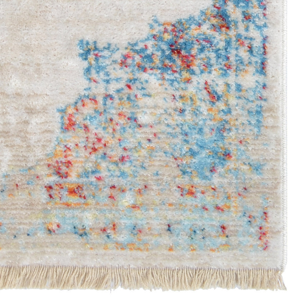MACHINE MADE POLYESTER AREA RUGS  -Multicolor, Oriental ,Rugs for Living Room