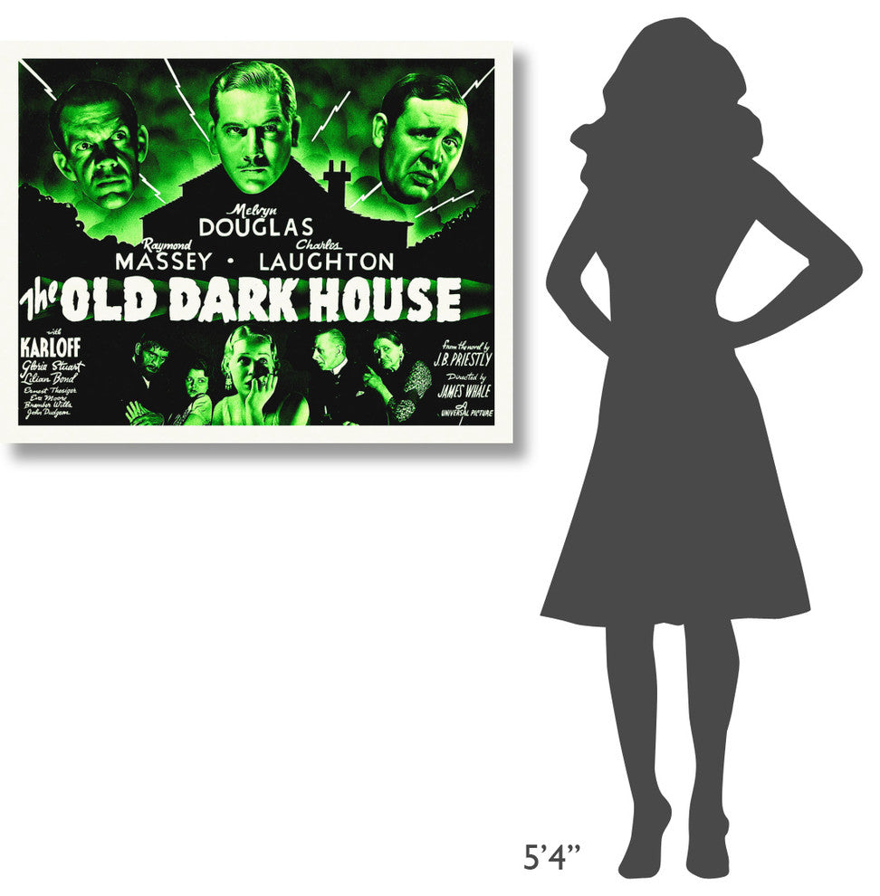 "The Old Dark House" Stretched Canvas Giclee by Hollywood Photo Archive, 40x32"