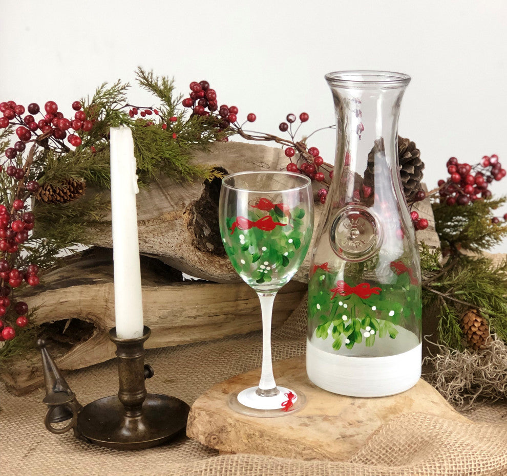 Mistletoe Carafe