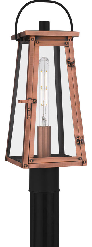 Quoizel CLN9007 Carolina 21" Tall Outdoor Post Light - Aged Copper