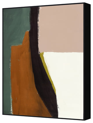 Block Field 4 Fine Art Print, Black, 49"x37"