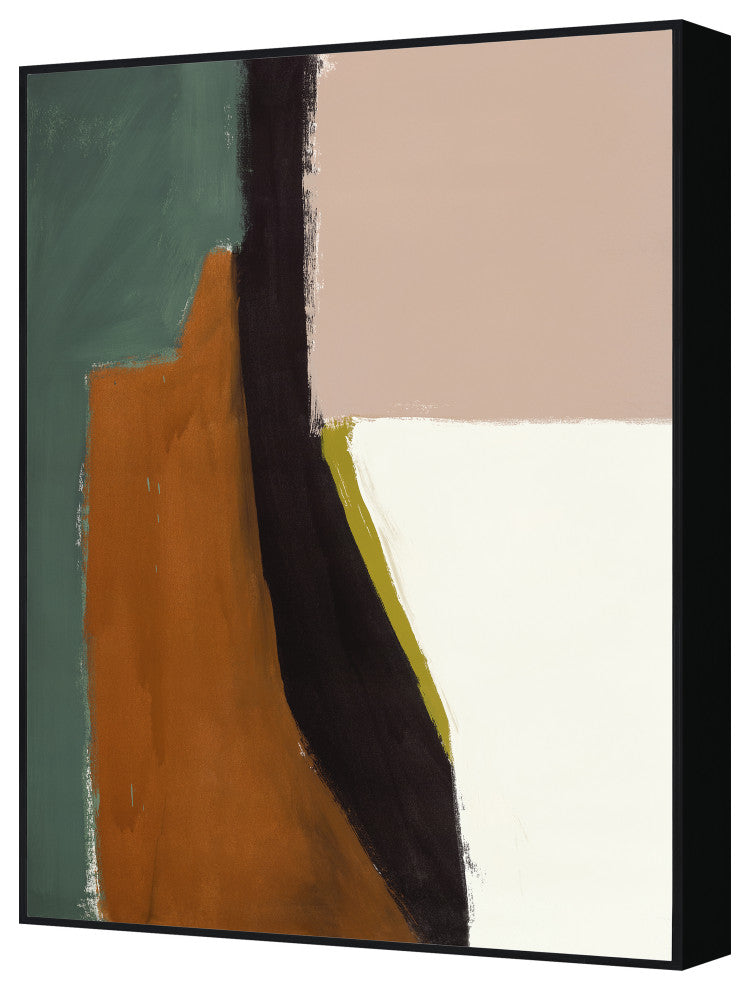 Block Field 4 Fine Art Print, Black, 49"x37"