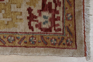 Beige Traditional All Over Oushak Area Rug