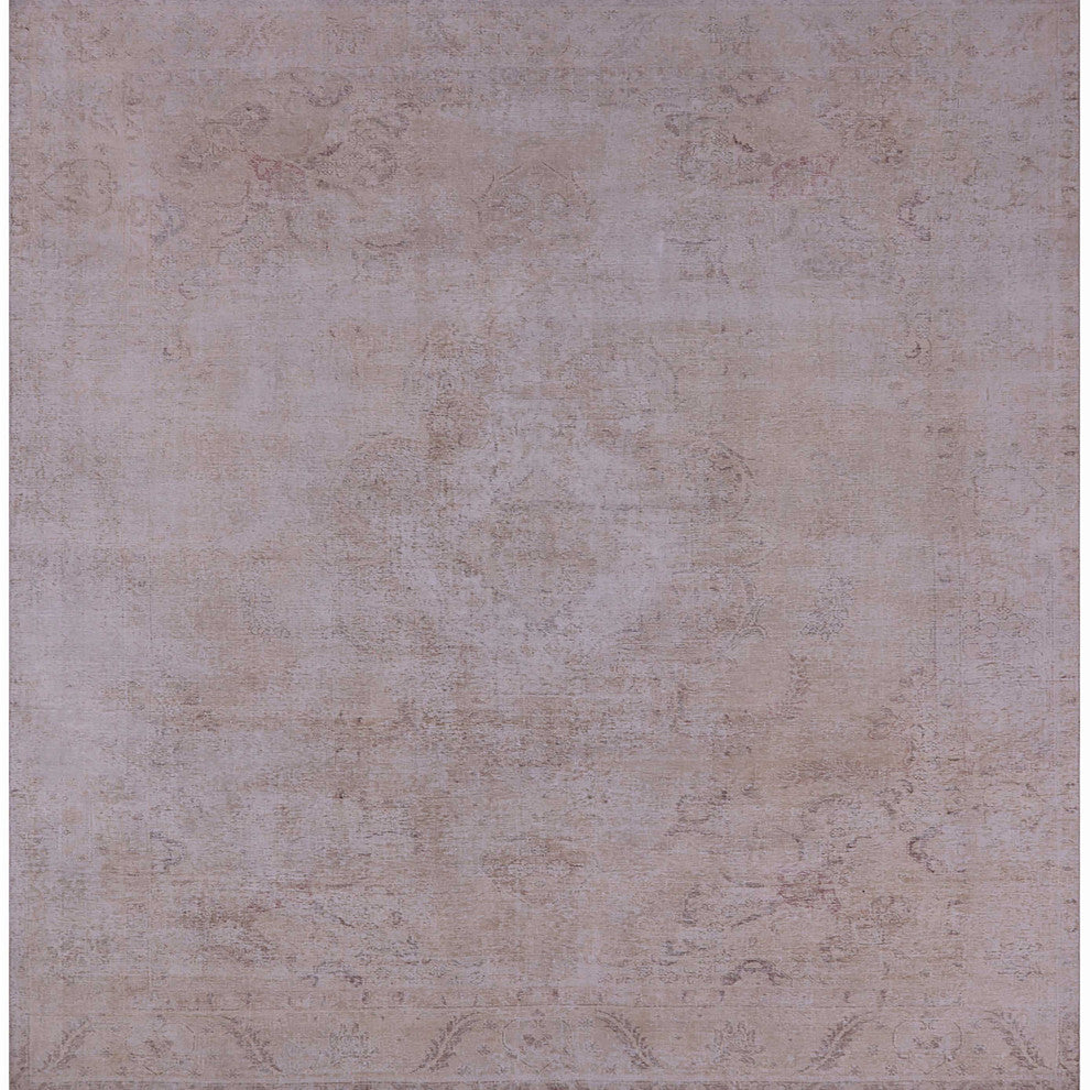 Ahgly Company Indoor Square Mid-Century Modern Area Rugs, 4' Square