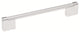 Belwith Hickory 160mm Mito Chrome with Satin Pearl Cabinet Pull P3700-CHSP