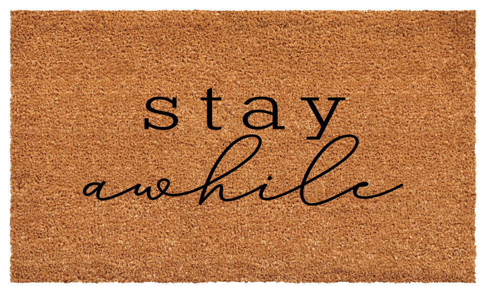 Calloway Mills Stay A While Doormat, 30x48