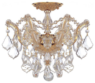 Crystorama Maria Theresa Semi Flush Mount Clear Crystal