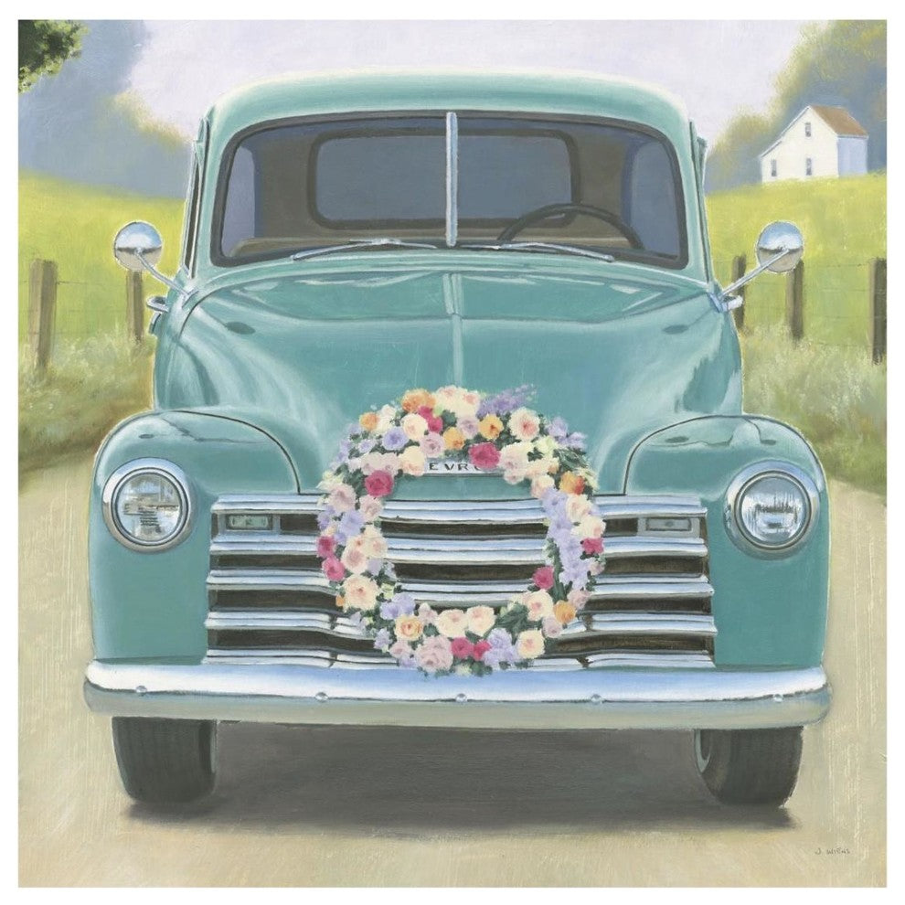 "Beautiful Country I Square" Digital Paper Print by James Wiens, 32"x32"