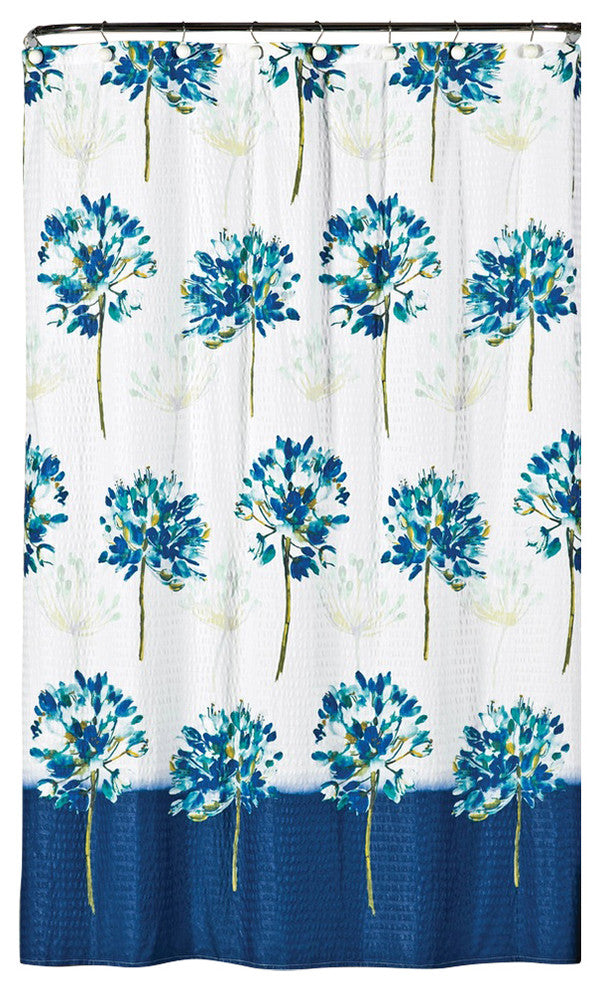 Blue Medley Shower Curtain