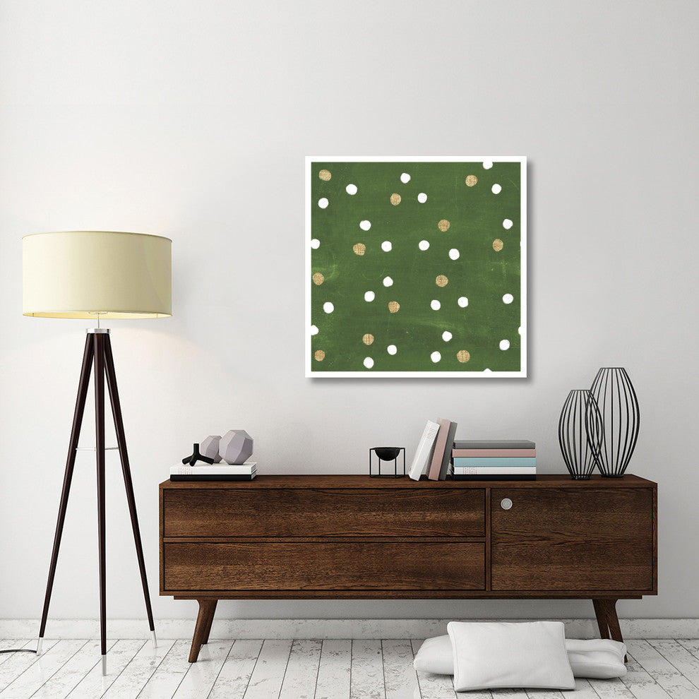 "Santas List Pattern IV" Digital Paper Print by Janelle Penner, 38"x38"