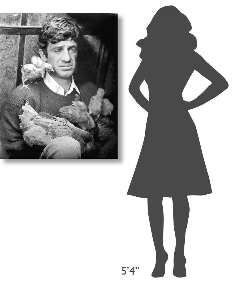 "Jean Paul Belmondo" Stretched Canvas Giclee by Hollywood Photo Archive, 29x36"
