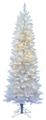Vickerman A104061LED 6' Sparkle White Artificial Christmas Tree Pure LED Lights