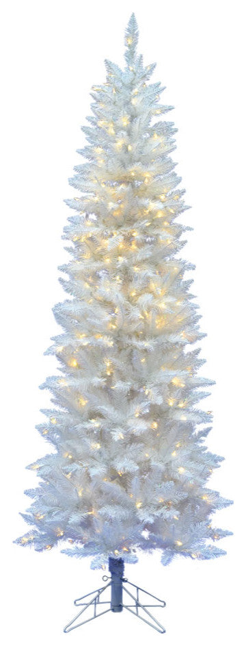 Vickerman A104061LED 6' Sparkle White Artificial Christmas Tree Pure LED Lights