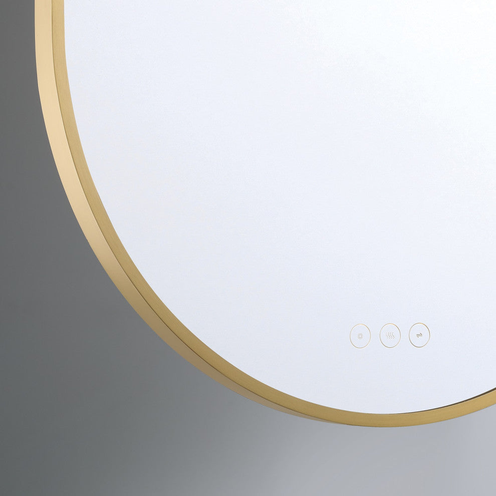 Mrissa, Mirror, 21"x45", Gold