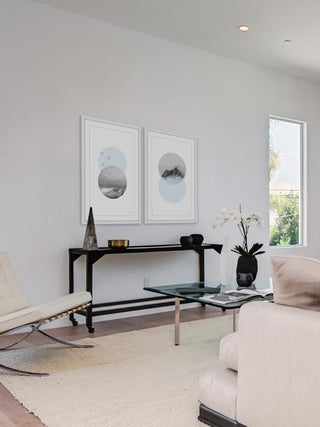 "Interchangeable" Framed Painting Diptych, 24"x18"