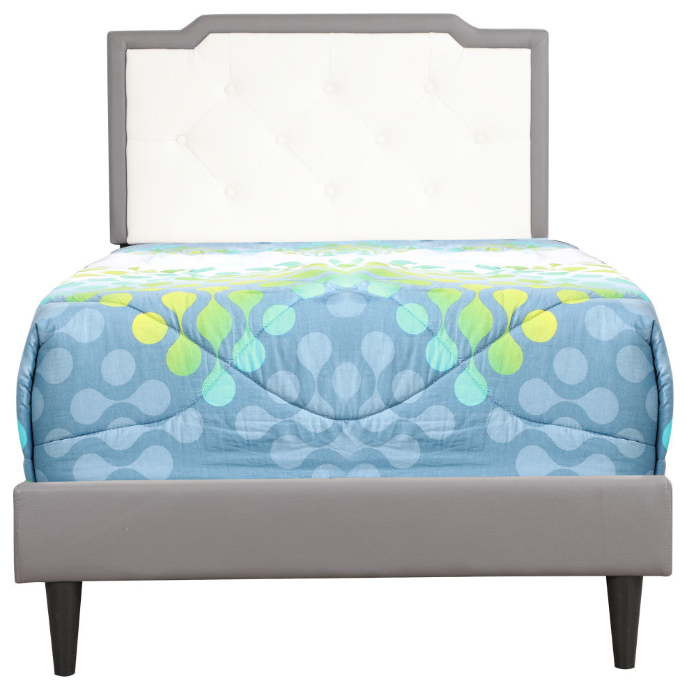 Starlight All in One Bed, Gray/White, Twin