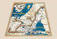 Untitled Map - Gallery Wrapped Canvas Art 28" x 42"