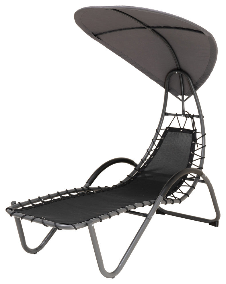 Outdoor Patio Lounge Chair, Canopy