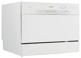 Danby DDW621 22"W 6 Place Setting Energy Star Countertop Front - White