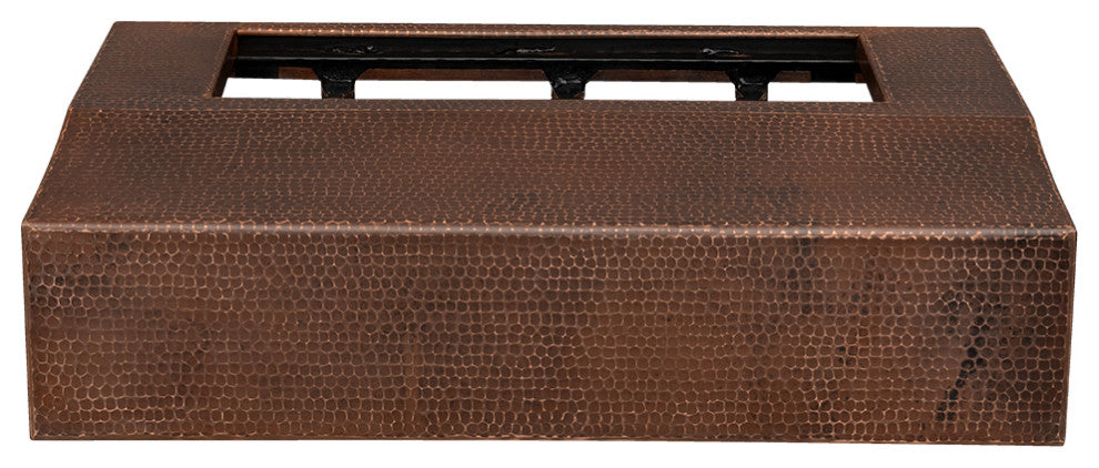 30" 390 CFM Hammered Copper Under Cabinet Range Hood With Slim Baffle Filter