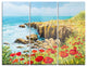 "Summer Breeze" Glossy Metal Wall Art, 3 Panels, 36"x28"